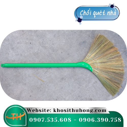Chổi đót có cán nhựa