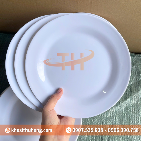 Dĩa làm từ nhựa melamine chất lượng với độ cứng cao Dĩa làm từ nhựa melamine chất lượng với độ cứng cao