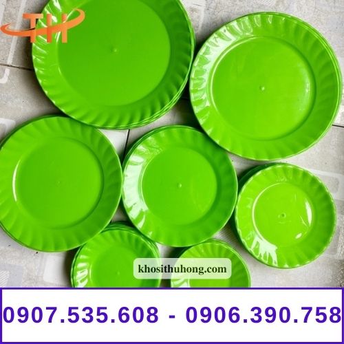 chén dĩa nhựa gia dụng