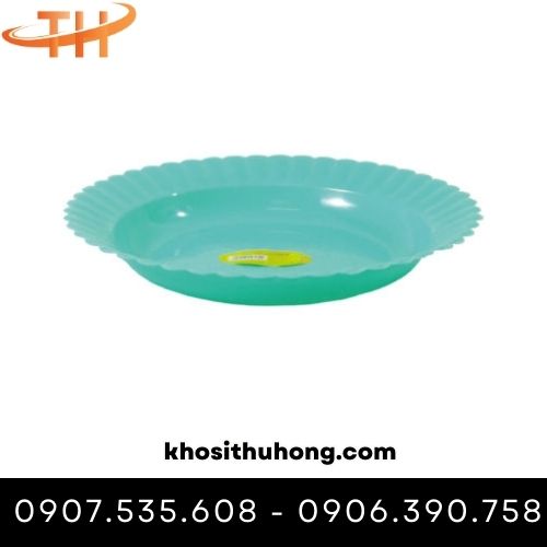 Dĩa nhựa xanh ngọc