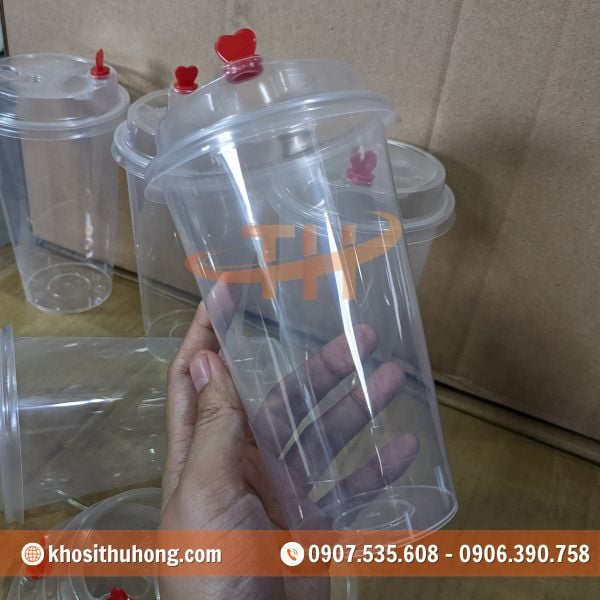 Form ly cứng cáp cùng nắp đậy kín khít Form ly cứng cáp cùng nắp đậy kín khít