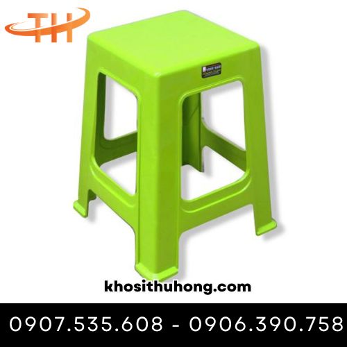 Ghế nhựa có nhiều màu sắc khác nhau
