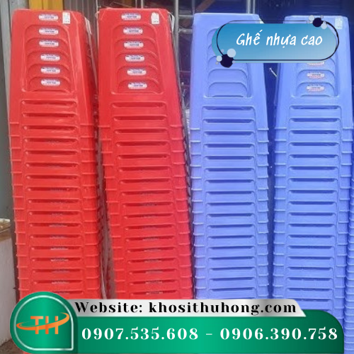 Ghế cao thiết kế đơn giản gọn nhẹ