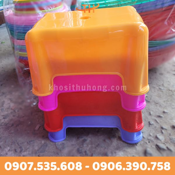 Ghế nhựa lùn chữ nhật Ghế nhựa lùn chữ nhật