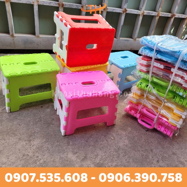 Ghế nhựa lùn xếp Ghế nhựa lùn xếp