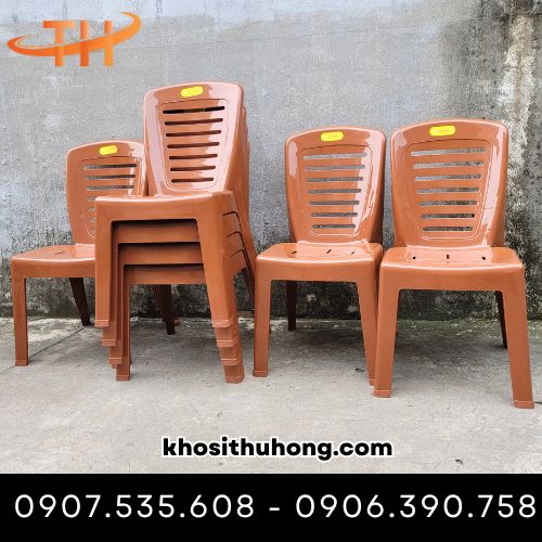 Ghế nhựa 9 sọc sang trọng, bền bỉ