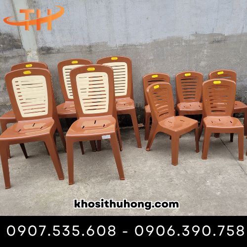 Ghế nhựa với nguyên liệu chính phẩm, hàng chính hãng