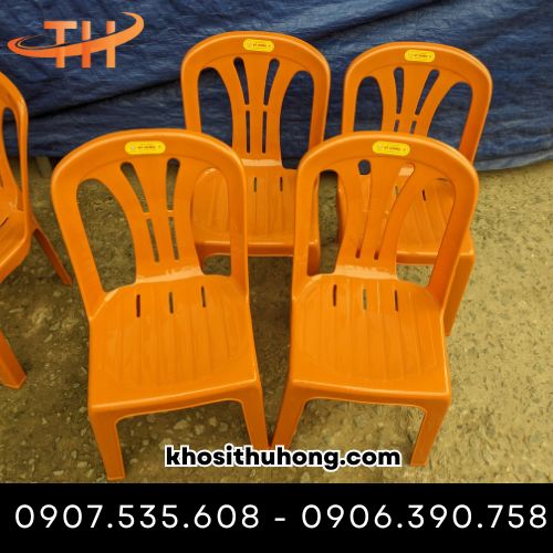 Ghế nhựa tựa lưng thoáng khí