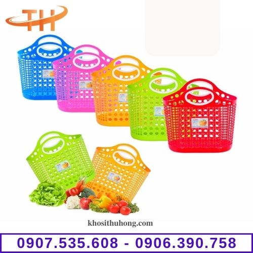 Giỏ nhựa tròn