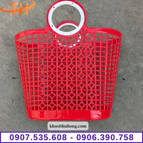 Giỏ nhựa có quai xách