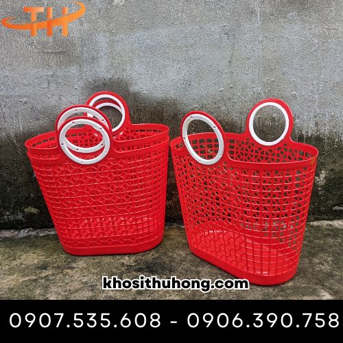 Giỏ xách nhựa đi chợ