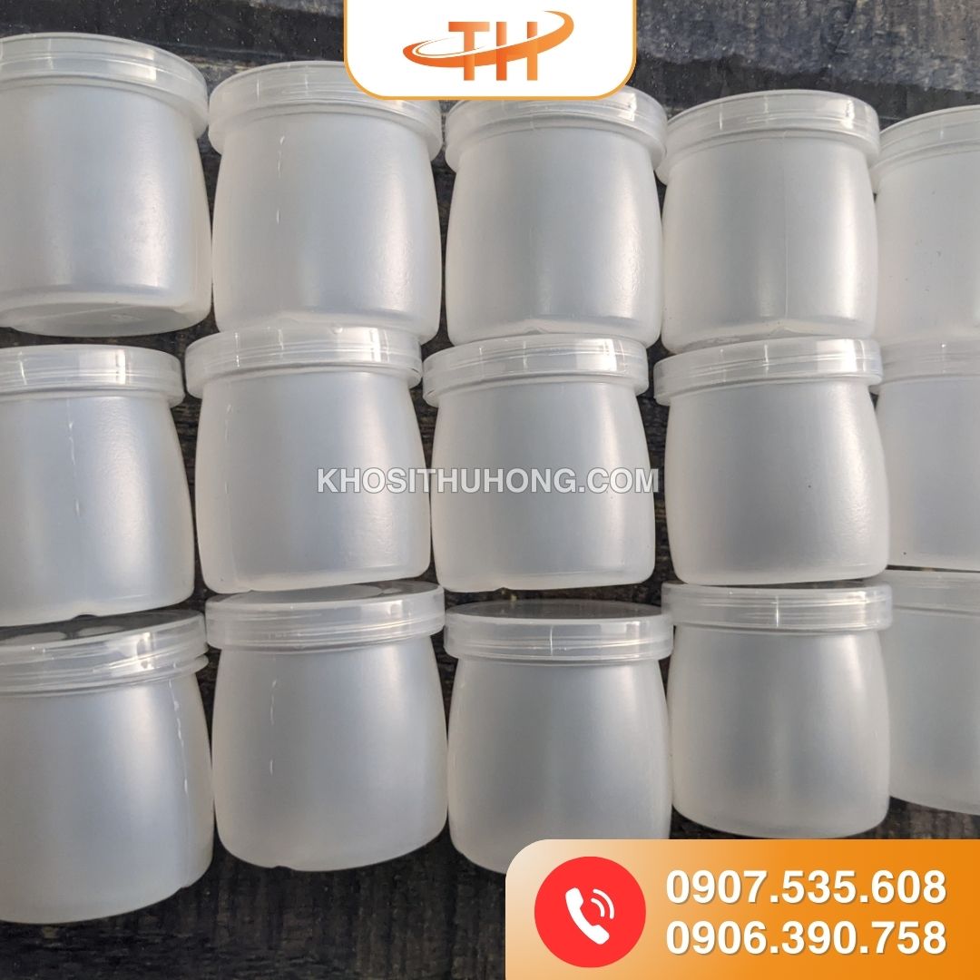 Hũ đựng sữa chua 100ml chất lượng Hũ đựng sữa chua 100ml chất lượng