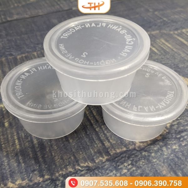 Hộp bánh flan tròn Hộp bánh flan tròn