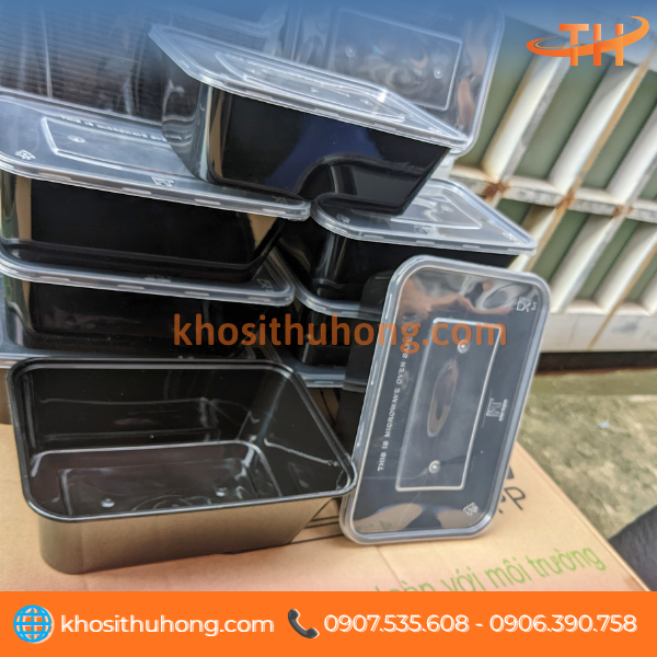 Hộp nhựa chữ nhật màu đen kèm nắp tại Thu Hồng Hộp nhựa chữ nhật màu đen kèm nắp tại Thu Hồng