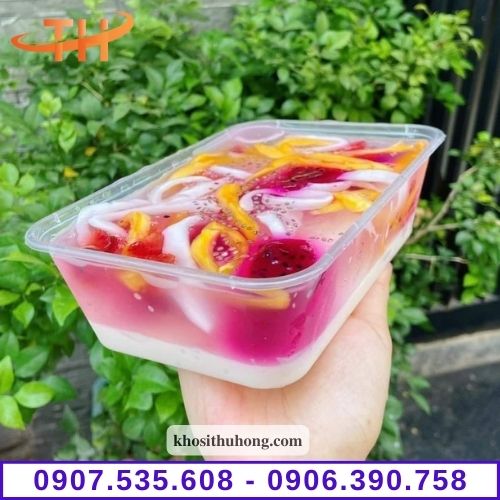 Hộp nhựa đựng rau câu