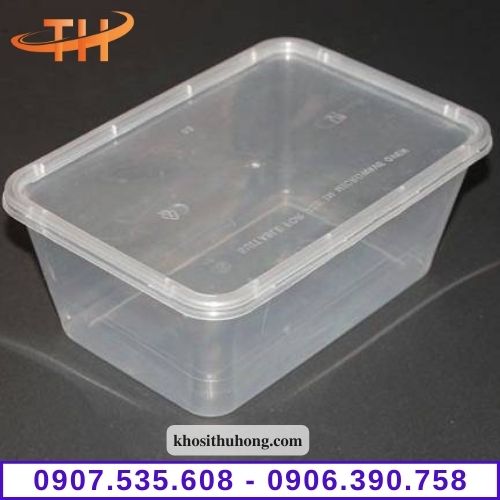 Hộp chữ nhật trắng trong