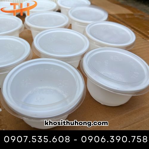 Hộp nhựa nhỏ đựng nước chấm có nắp