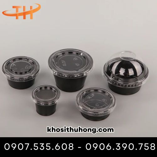 Hộp nước sốt màu đen