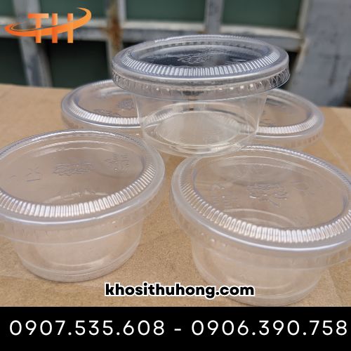 Hộp đựng nước sốt nắp rời dễ sử dụng