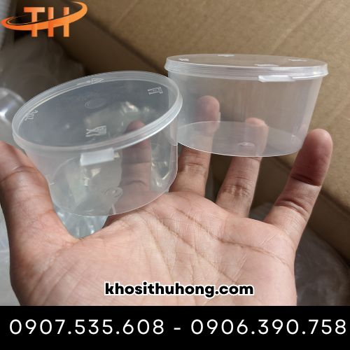 Hộp nước sốt nắp liền tiện dụng