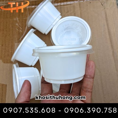 Hộp đựng nước sốt trắng sữa