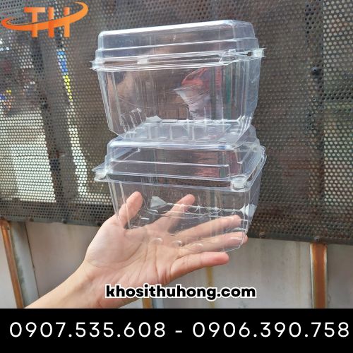Hộp đựng trái cây trong suốt, đẹp mắt