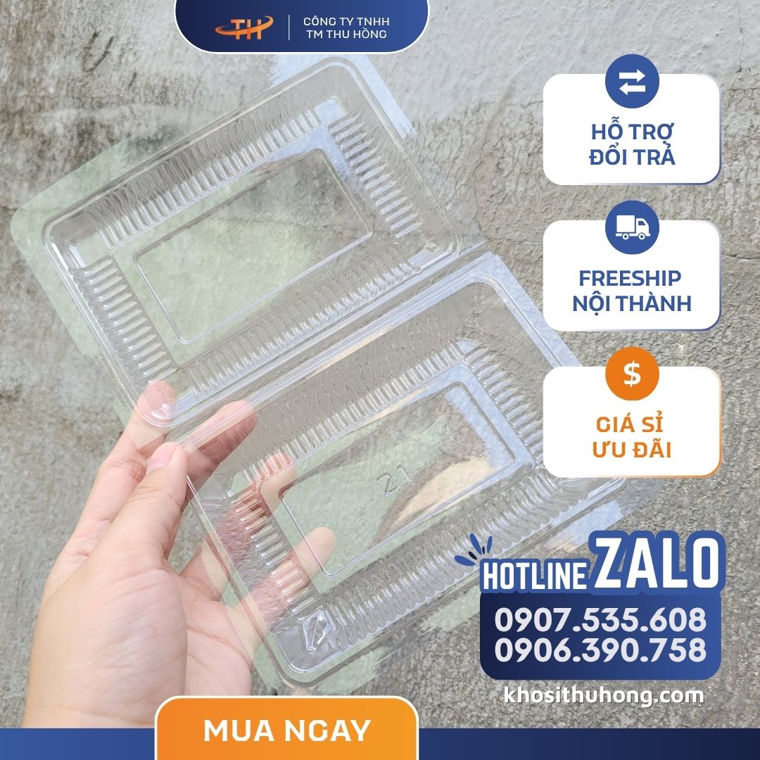 Hộp H21 được làm từ chất liệu PET cao cấp và an toàn Hộp H21 được làm từ chất liệu PET cao cấp và an toàn