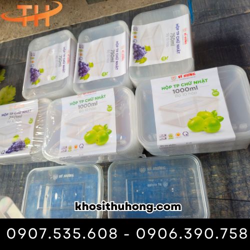 Hộp thực phẩm chịu nhiệt lò vi sóng