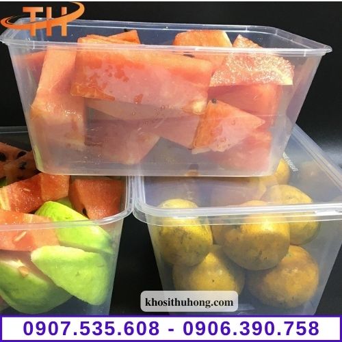 Hộp nhựa chữ nhật 1000ml