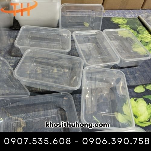 Hộp nhựa chữ nhật có nắp