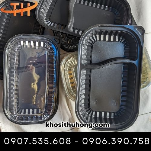 Hộp nhựa 2 ngăn