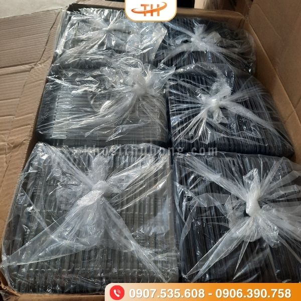 Hộp nhựa đế đen chất nhựa an toàn vệ sinh thực phẩm Hộp nhựa đế đen chất nhựa an toàn vệ sinh thực phẩm