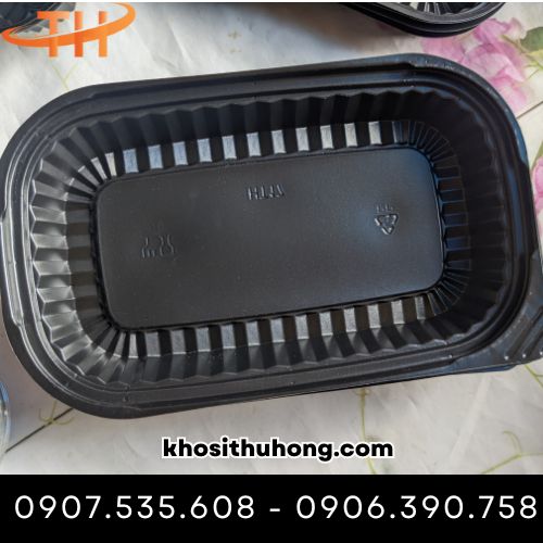 Hộp nhựa đế đen HT17 1 ngăn