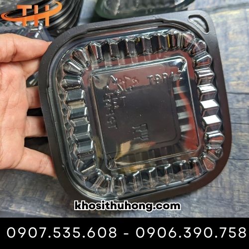 Hộp nhựa đế đen HT12