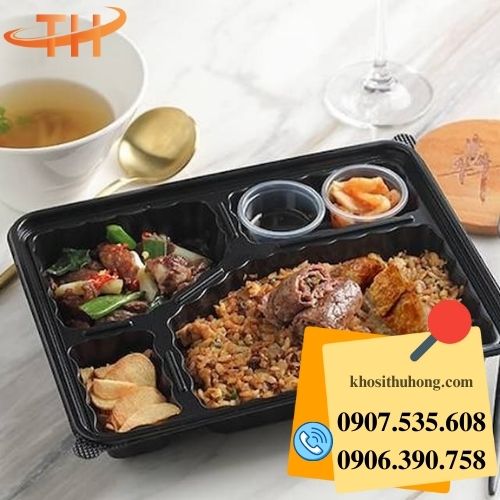 Hộp nhựa đế đen HT203