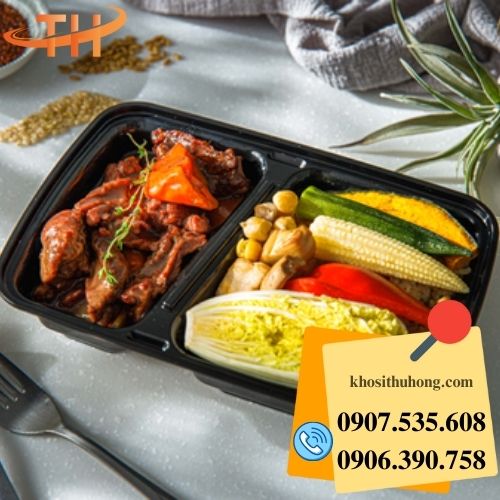 Hộp nhựa đế đen nắp trong