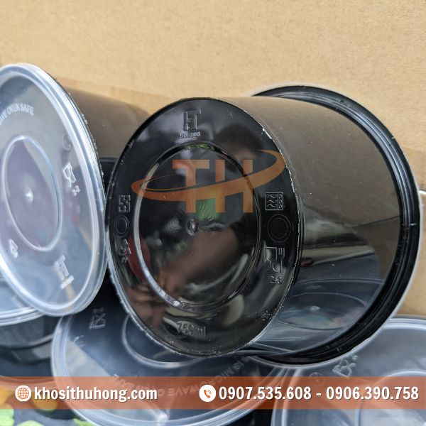 Hộp nhựa đen PP với khả năng chịu nhiệt cực tốt Hộp nhựa đen PP với khả năng chịu nhiệt cực tốt