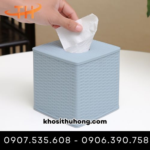 Hộp với hoa văn nổi giúp cầm nắm chắc chắn