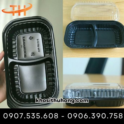 Hộp nhựa đế đen HT17