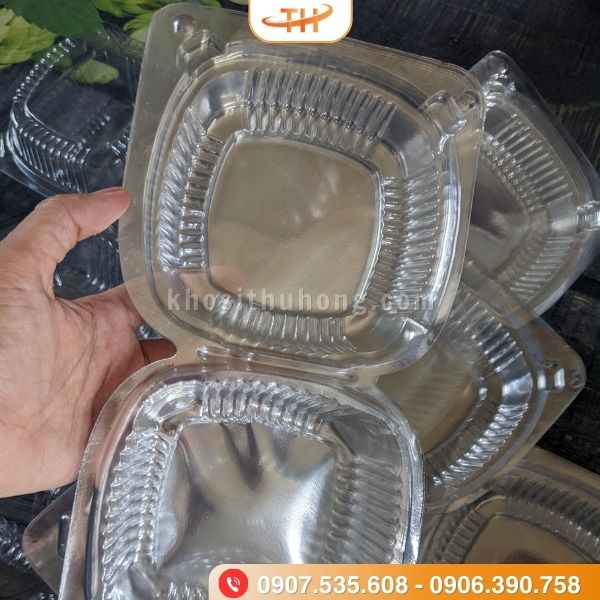 Hộp nhựa tai gấu bảo quản bánh chắc chắn Hộp nhựa tai gấu bảo quản bánh chắc chắn