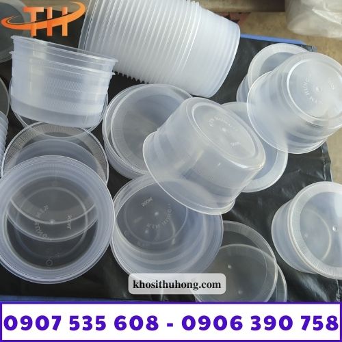 Hộp nhựa tròn đựng bánh