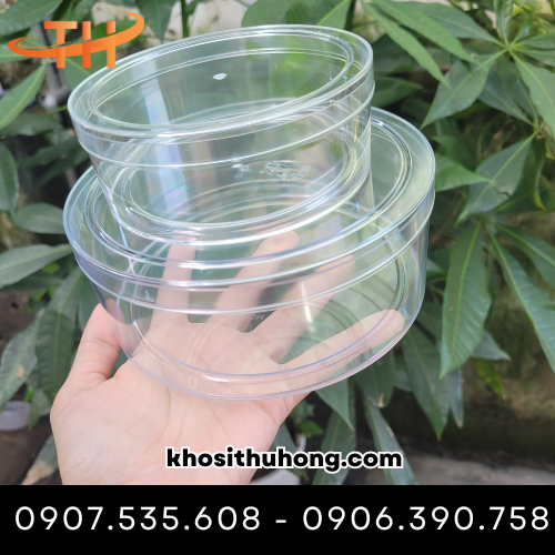 Hộp nhựa mica chuyên dùng để đựng hạt điều