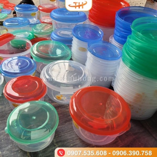 Hộp thực phẩm tròn với nhiều kích thước khác nhau Hộp thực phẩm tròn với nhiều kích thước khác nhau