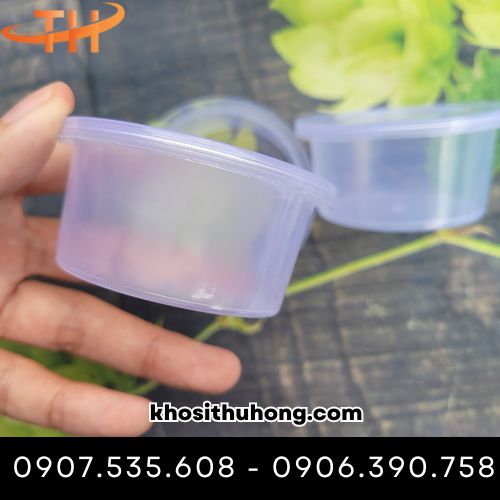 Hũ bánh flan hình tròn độ hoàn thiện cao