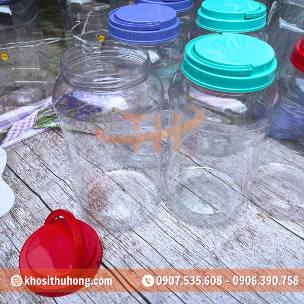 Hũ có nắp kín và quai xách tiện lợi Hũ có nắp kín và quai xách tiện lợi
