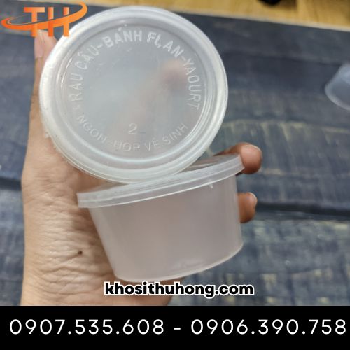 Hũ đựng bánh flan, rau câu, sữa chua