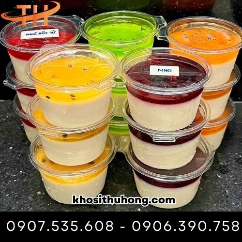 Hộp đựng panna cotta