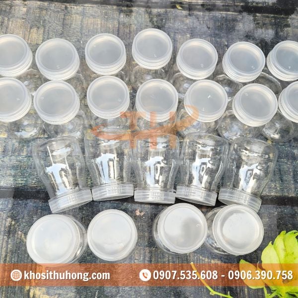 Hũ được làm từ nhựa PET trong suốt an toàn thực phẩm Hũ được làm từ nhựa PET trong suốt an toàn thực phẩm