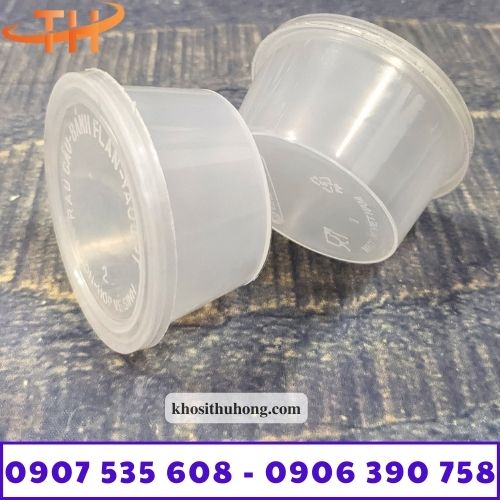 Hộp nhựa làm bánh flan