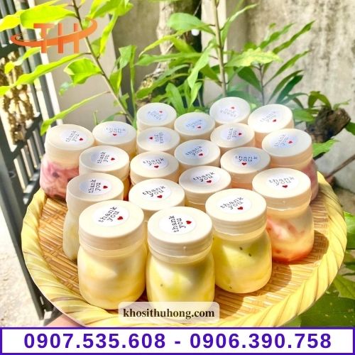 Hũ sữa chua nhựa 90ml